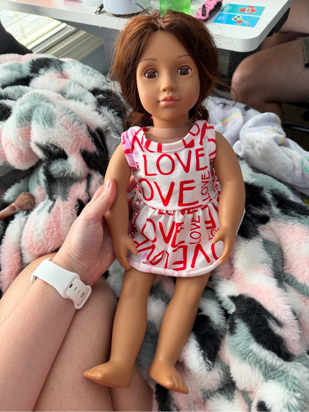 Playtime Doll with Red LOVE Dress